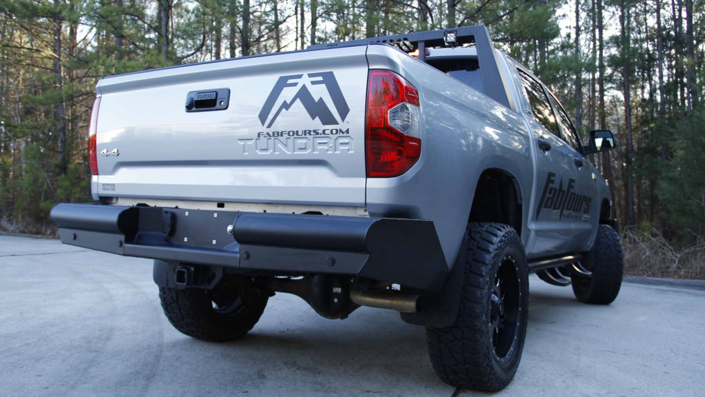 Black Steel Elite Rear Bumper | Fab Fours