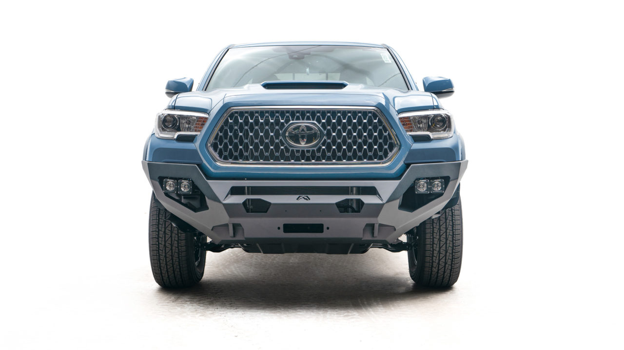 toyota tacoma with matrix front bumper from fab fours